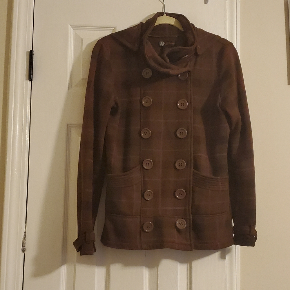 Dark Brown Pea Coat